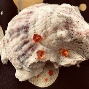 Beautiful lab created orange sapphires set of 3 - 6 mm